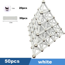 Load image into Gallery viewer, 50pcs-280pcs Magnet Bars &amp; Metal Balls