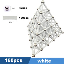 Load image into Gallery viewer, 50pcs-280pcs Magnet Bars &amp; Metal Balls