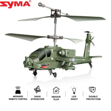 Load image into Gallery viewer, SYMA S109G 3CH Beast  AH-64 Military Model