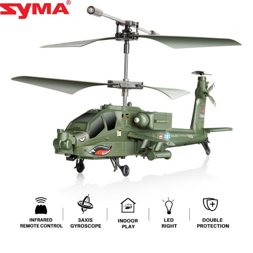 SYMA S109G 3CH Beast  AH-64 Military Model