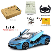Load image into Gallery viewer, BMW RC Car 1:14 1:18 i8 Remote Control Doors