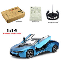 Load image into Gallery viewer, BMW RC Car 1:14 1:18 i8 Remote Control Doors