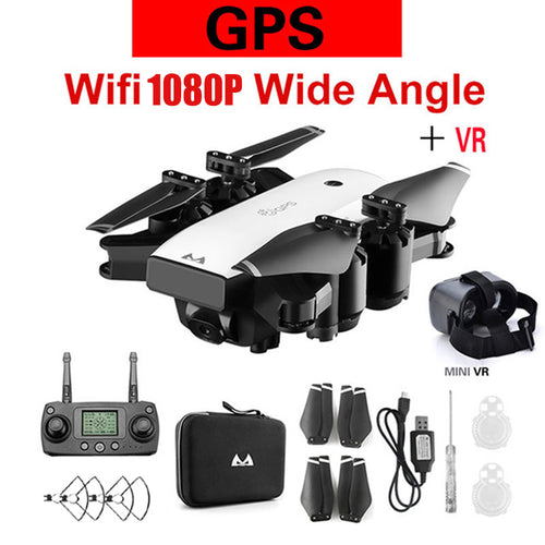 S20 Racing Dron with Camera HD 1080P WIFI FPV Professional Follow Me GPS