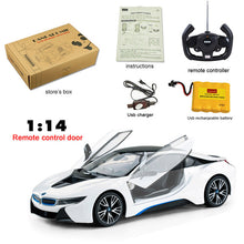 Load image into Gallery viewer, BMW RC Car 1:14 1:18 i8 Remote Control Doors