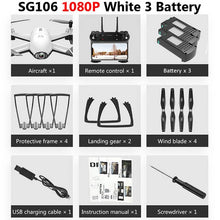 Load image into Gallery viewer, SG106 Drone with Dual Camera 1080P 720P 4K WiFi FPV